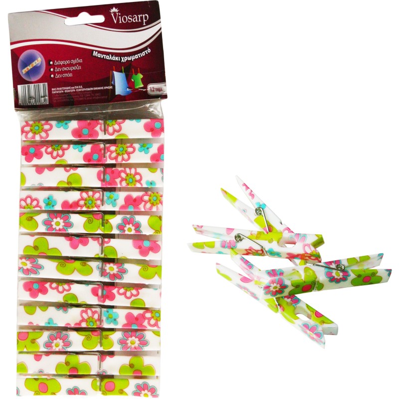 ΜΑΝΤΑΛΑΚΙΑ ΠΛΑΣΤΙΚΑ 12 ΤΜΧ ΧΡΩΜΑΤΙΣΤΟ ΜΕ ΣΧΕΔΙΟ VIOSARP