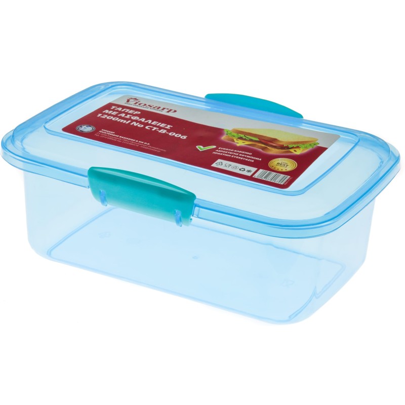 ΦΑΓΗΤΟΔΟΧΕΙΟ ΜΕ ΑΣΦΑΛΕΙΕΣ CT-B-006 1,2L VIOSARP