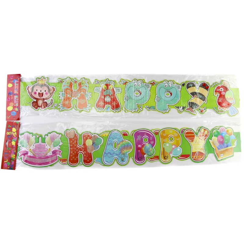 ΚΡΕΜΑΣΤΟ BANNER HAPPY BIRTHDAY ΓΙΑ PARTY VC1614