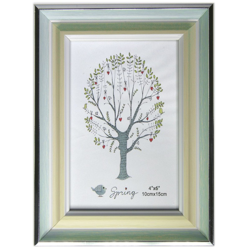 ΚΟΡΝΙΖΑ ΤΥΠΟΥ ΞΥΛΟ ΜΕ ΜΕΤΑΛΙΖΕ ΠΛΑΙΣΙΟ 10x15cm VC2029-2