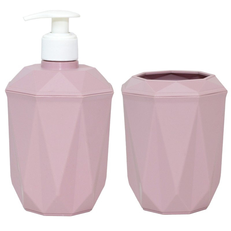 ΘΗΚΗ ΓΙΑ ΥΓΡΟ ΣΑΠΟΥΝΙ ΣΕΤ ΜΕ ΘΗΚΗ ΓΙΑ ΟΔΟΝΤΟΒΟΥΡΤΣΕΣ POLYGON Νο577