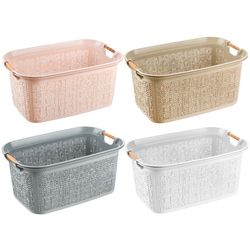 ΚΑΛΑΘΙ ΡΟΥΧΩΝ ΜΕ ΞΥΛΙΝΗ ΛΑΒΗ ΤΡ606 30L