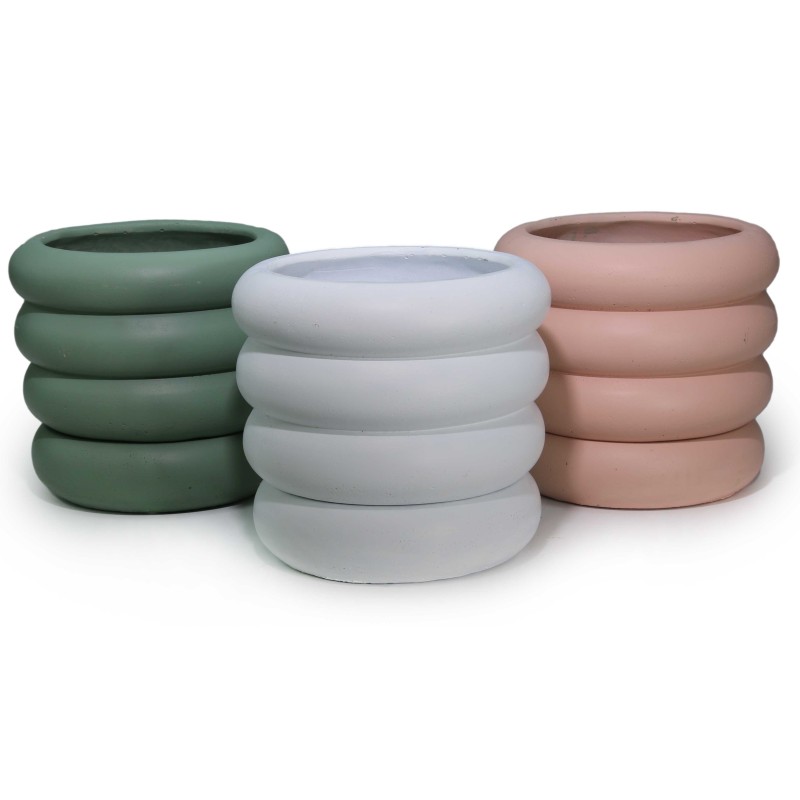 ΓΛΑΣΤΡΑ ΠΡΟΣΦΟΡΑ ΚΕΡΑΜΙΚΗ ΜΕ ΠΙΑΤΟ ΣΧΕΔΙΟ MODERN ROUND 17x17x16cm