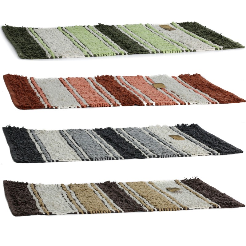 ΠΑΤΑΚΙ ΜΠΑΝΙΟΥ ΒΑΜΒΑΚΕΡΟ COTTON ΣΧΕΔΙΟ ΠΛΕΞΗ 50x80cm Νο39105