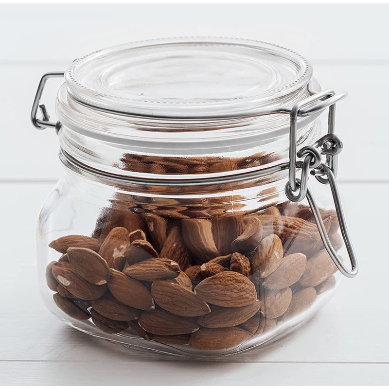 ΒΑΖΟ ΓΥΑΛΙΝΟ ΜΕ ΑΣΦΑΛΕΙΑ ΚΑΙ ΚΑΠΑΚΙ 500ml 10x11cm FY2003Y VIOSARP