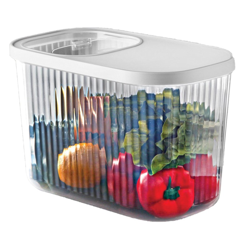 ΦΑΓΗΤΟΔΟΧΕΙΟ ΠΡΟΣΦΟΡΑ ΟΡΘΟΓΩΝΙΟ ΜΕ ΣΥΡΟΜΕΝΟ ΚΑΠΑΚΙ BRNS-11566 10L 32,5x19,2x22cm VIOSARP