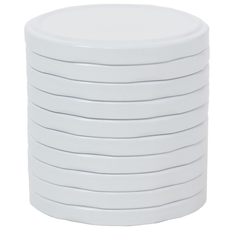 ΚΑΠΑΚΙ Φ82 ΛΕΥΚΟ ΣΕΤ 10 ΤΜΧ