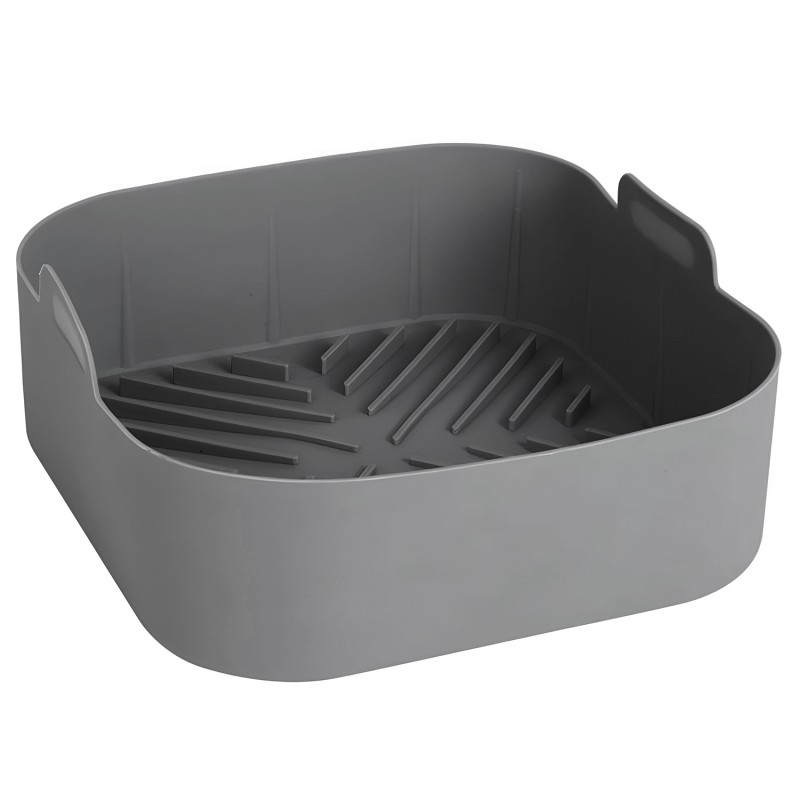 ΦΟΡΜΑ ΣΙΛΙΚΟΝΗΣ ΤΕΤΡΑΓΩΝΗ 22cm ΚΑΤΑΛΛΗΛΗ ΓΙΑ ΦΡΙΤΕΖΑ ΑΕΡΟΣ AIRFRYER ΕΞΤΡΑ ΑΝΤΟΧΗΣ VC2402