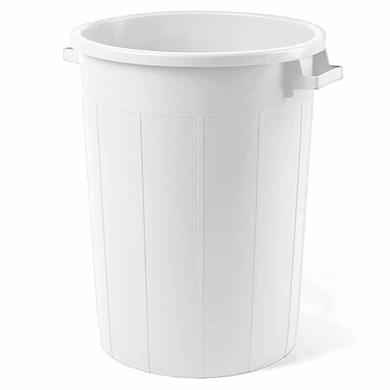 ΚΑΔΟΣ ΑΠΟΡΡΙΜΜΑΤΩΝ ΛΕΥΚΟΣ ΣΤΡΟΓΓΥΛΟΣ 100L PLASTIME
