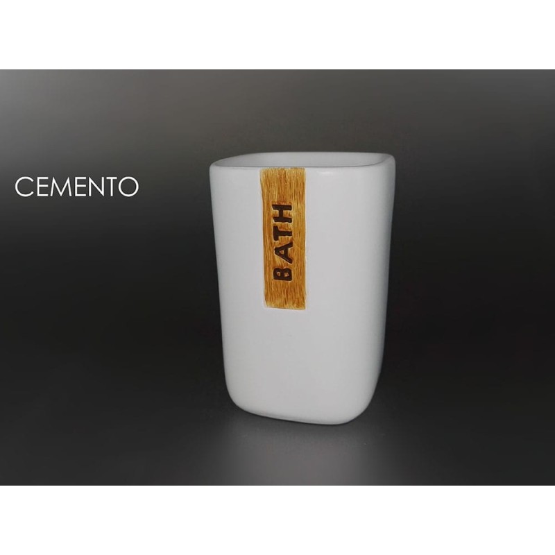 ΘΗΚΗ ΓΙΑ ΟΔΟΝΤΟΒΟΥΡΤΣΕΣ ΚΕΡΑΜΙΚΗ BATH ART.727467 ΛΕΥΚΟ