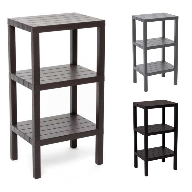 ΡΑΦΙΕΡΑ ΠΡΟΣΦΟΡΑ ΠΛΑΣΤΙΚΗ 3ΘΕΣΕΩΝ ΤΥΠΟΥ ΞΥΛΟ ΓΚΡΙ/ΜΑΥΡΟ/ΚΑΦΕ OMS-3102 38X29X74