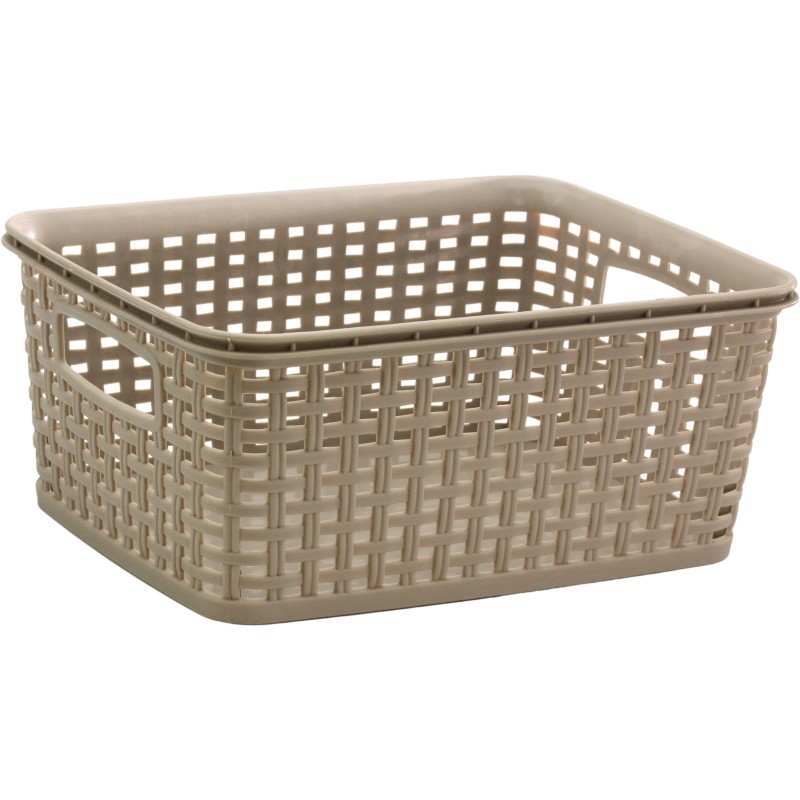 ΚΑΛΑΘΑΚΙ RATTAN ΟΡΘΟΓΩΝΙΟ ΤΡ-7202 4L 25x19x10cm VIOSARP