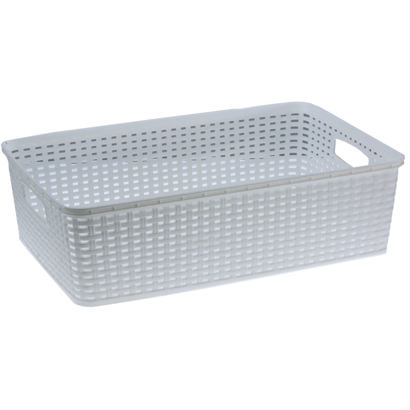 ΚΑΛΑΘΑΚΙ RATTAN  ΟΡΘΟΓΩΝΙΟ ΤΡ-7203 10L 40x17x12 VIOSARP