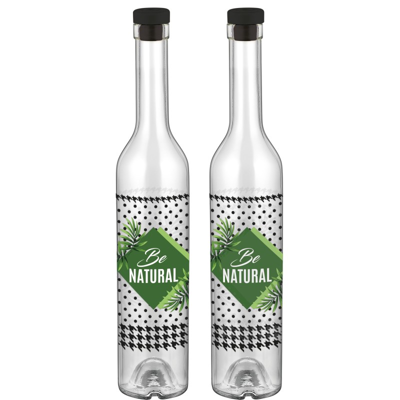 ΛΑΔΙΚΟ - ΜΠΟΥΚΑΛΙ ΓΥΑΛΙΝΟ 500ml  NATURAL ΣΧΕΔΙΟ 152069