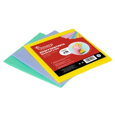 ΣΠΟΓΓΟΠΕΤΣΕΤΑ ΣΕΤ 3 ΤΜΧ 35x32cm VIOSARP