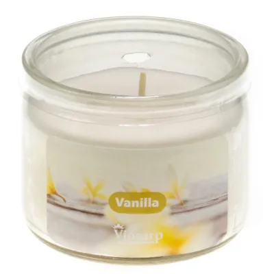 ΚΕΡΙ ΑΡΩΜΑΤΙΚΟ ΣΕ ΓΥΑΛΙΝΟ ΒΑΖΑΚΙ 6,5x6,5x5cm Νο17912