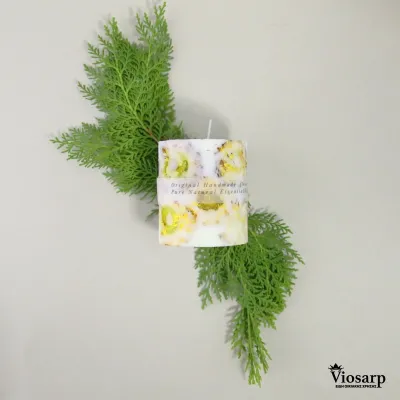 ΚΕΡΙ ΑΡΩΜΑΤΙΚΟ NATURAL HANDMADE ΚΥΛΙΝΡΟΣ 240GR ΣΕ ΣΤΑΝΤ VC2013