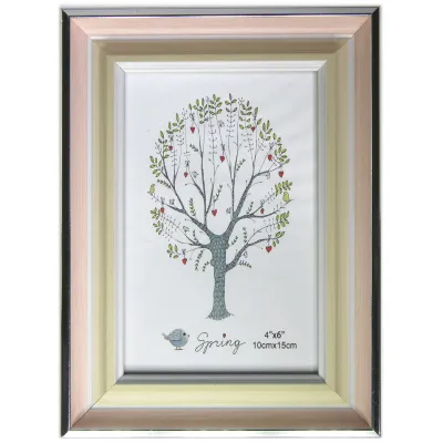 ΚΟΡΝΙΖΑ ΤΥΠΟΥ ΞΥΛΟ ΜΕ ΜΕΤΑΛΙΖΕ ΠΛΑΙΣΙΟ 10x15cm VC2029-2