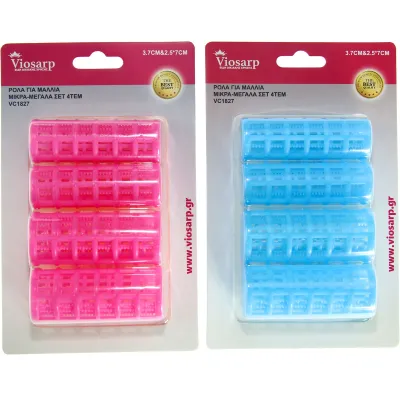 ΡΟΛΑ ΓΙΑ ΜΑΛΛΙΑ ΜΙΚΡΑ-ΜΕΓΑΛΑ ΣΕΤ 4ΤΜΧ VC1827 6cm - 8cm