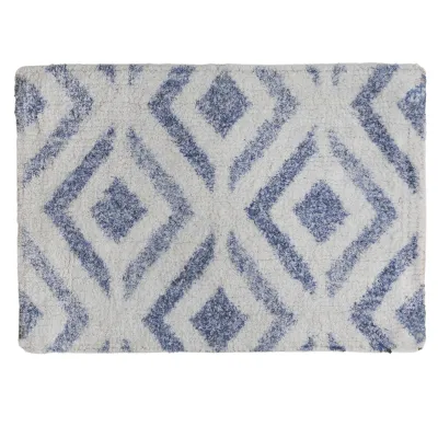 ΠΑΤΑΚΙ ΜΠΑΝΙΟΥ ΒΑΜΒΑΚΕΡΟ COTTON ΣΧΕΔΙΟ ΡΟΜΒΟΣ 40x60CM Νο31451