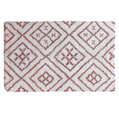 ΠΑΤΑΚΙ ΜΠΑΝΙΟΥ ΒΑΜΒΑΚΕΡΟ COTTON ΣΧΕΔΙΟ ΡΟΜΒΟΣ 40x60CM Νο31451