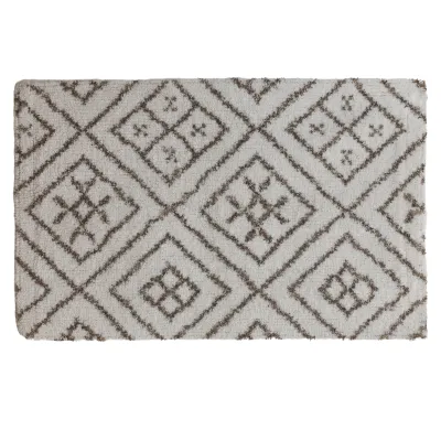 ΠΑΤΑΚΙ ΜΠΑΝΙΟΥ ΒΑΜΒΑΚΕΡΟ COTTON ΣΧΕΔΙΟ ΡΟΜΒΟΣ 40x60CM Νο31451