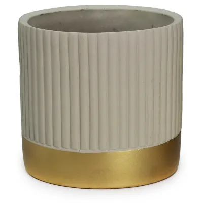 ΓΛΑΣΤΡΑ ΚΕΡΑΜΙΚΗ ΣΧΕΔΙΟ LUX GOLD 14x14x13cm