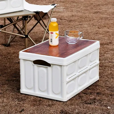 ΚΟΥΤΙ ΑΠΟΘΗΚΕΥΣΗΣ ΠΤΥΣΣΟΜΕΝΟ ΜΕ ΞΥΛΙΚΟ ΚΑΠΑΚΙ VC2247 30L 42x28,5x23cm VIOSARP