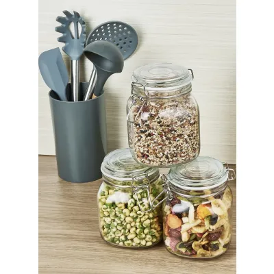 ΒΑΖΟ ΓΥΑΛΙΝΟ ΜΕ ΑΣΦΑΛΕΙΑ ΚΑΙ ΚΑΠΑΚΙ 1000ml 15x12cm FY2003M VIOSARP