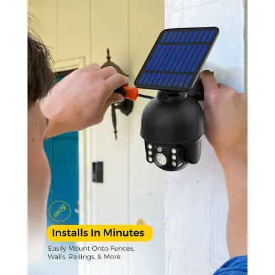 ΗΛΙΑΚΟ ΦΩΤΙΣΤΙΚΟ ΟΡΟΦΗΣ ΜΕ ΑΙΣΘΗΤΗΡΑ ΤΥΠΟΥ ΚΑΜΕΡΑ BH18375 15x10,5x18CM