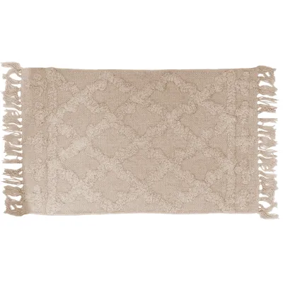 ΠΑΤΑΚΙ ΜΠΑΝΙΟΥ ΒΑΜΒΑΚΕΡΟ COTTON OSTUNI ΜΕ ΚΡΟΣΙΑ 40x60CM No40460