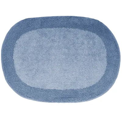 ΠΑΤΑΚΙ ΜΠΑΝΙΟΥ ΒΑΜΒΑΚΕΡΟ COTTON ΟΒΑΛ ΧΡΩΜΑΤΙΣΤΟ 40x60CM No40484