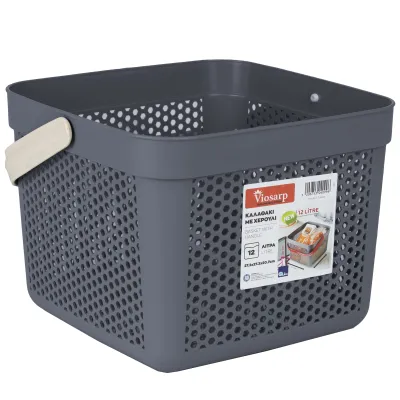 ΚΑΛΑΘΑΚΙ ΜΕ ΧΕΡΟΥΛΙ No561 12L 20,7x27,3x27,3cm VIOSARP