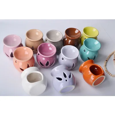 ΒΑΣΗ ΚΕΡΑΜΙΚΗ ΓΙΑ ΑΡΩΜΑΤΙΚΑ ΑΙΘΕΡΙΑ ΕΛΑΙΑ 7x7x9cm VC2319