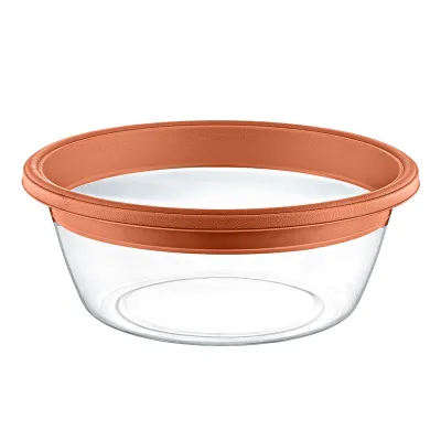 ΛΕΚΑΝΗ ΣΤΡΟΓΓΥΛΗ LUX 6.7L 33x12.8cm TRN-303-05