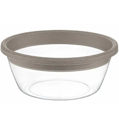 ΛΕΚΑΝΗ ΣΤΡΟΓΓΥΛΗ LUX 10L 37.7x14.2cm TRN-304-05