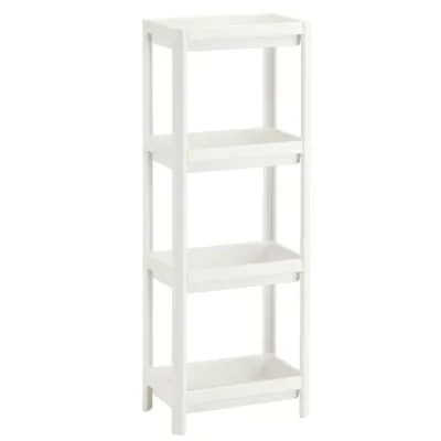 ΡΑΦΙΕΡΑ ΠΛΑΣΤΙΚΗ 4 ΘΕΣΕΩΝ ΜΑΥΡΗ/ΓΚΡΙ/ΛΕΥΚΗ OMS.RAF1-2-3 36x23x100cm VIOSARP