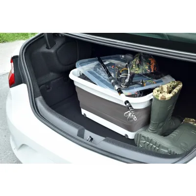 ΚΟΥΤΙ ΑΠΟΘΗΚΕΥΣΗΣ ΣΙΛΙΚΟΝΗΣ ΠΤΥΣΣΟΜΕΝΟ ΜΕ ΡΟΔΕΣ ΑΚ7990 45L 61x45x30,4cm VIOSARP