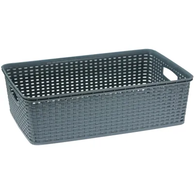 ΚΑΛΑΘΑΚΙ RATTAN  ΟΡΘΟΓΩΝΙΟ ΤΡ-7203 10L 40x17x12 VIOSARP